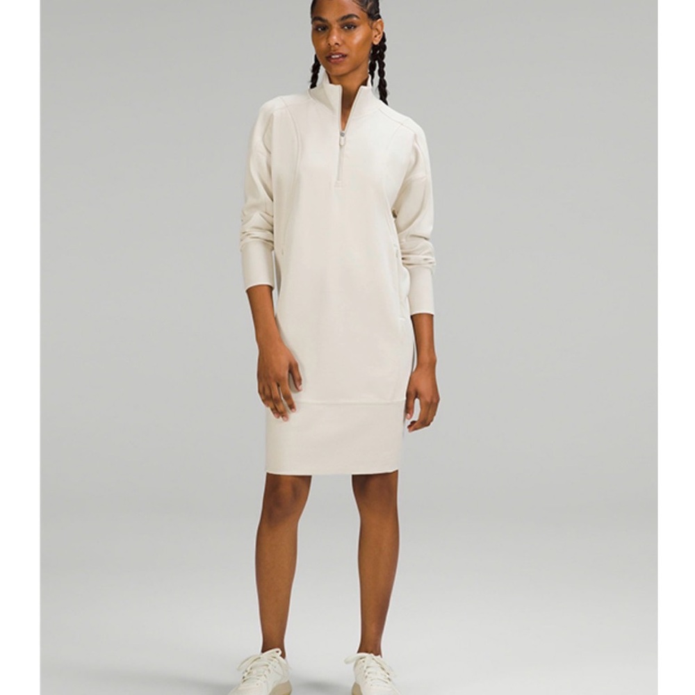 Lululemon Softstreme Long Sleeve Half Zip Dress